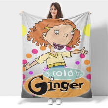 Wie von Ginger erzählt: Superweiche Flanell- und Mikrofleece-Decke (152 x 127 cm) – für Sofa, Bett, Reisen und Camping