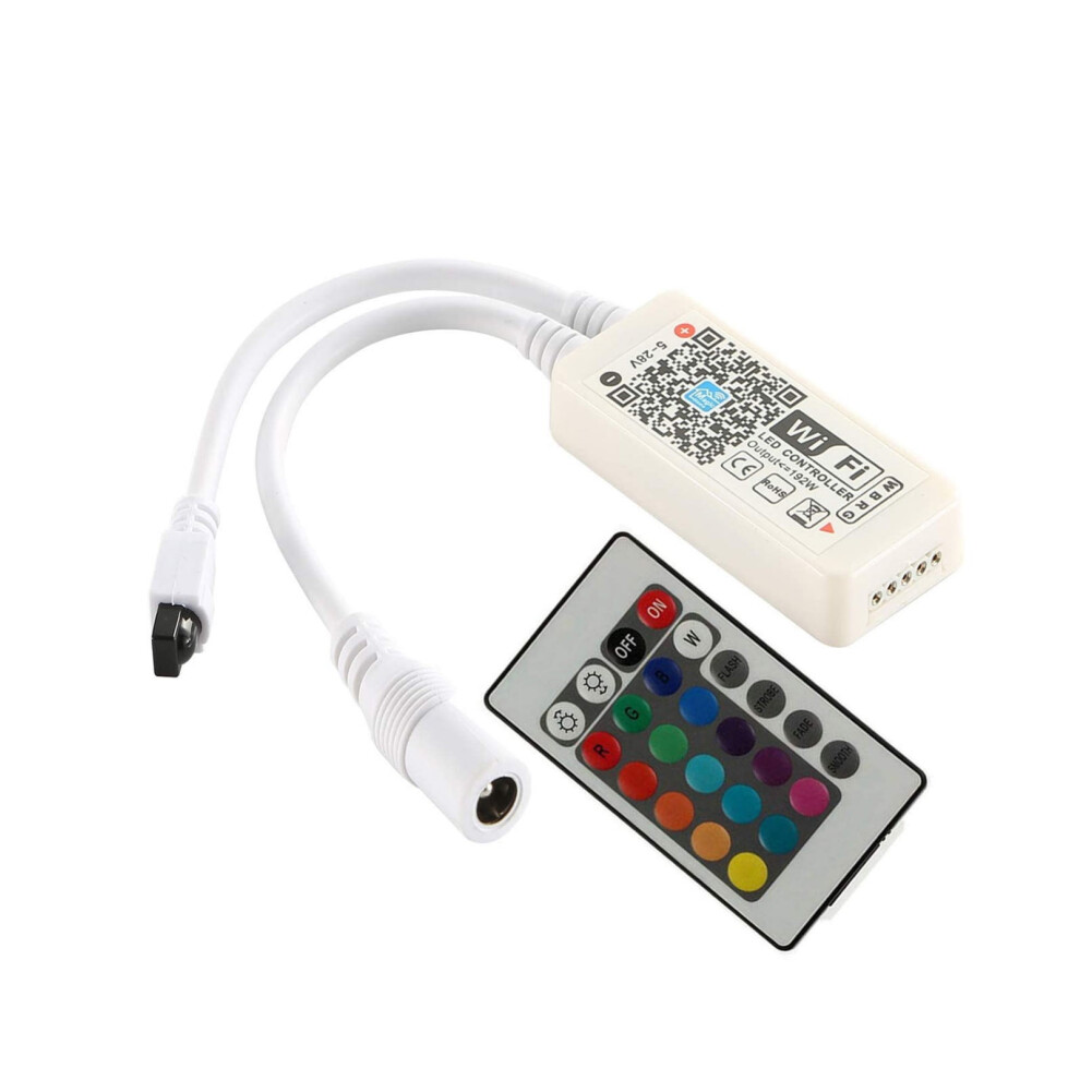 Yifudd Universal Infrared Mini 24 Keys Ir Remote Control Wireless For 3528 5050 Rgb Led 9164030319417