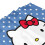 Hello Kitty Αδιάβροχες πλενόμενες υφασμάτινες κουρτίνες μπάνιου με 12 γάντζους, 72" Π x 72" 5