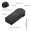 2-In-1 Wireless Bluetooth Receiver 3.5mm Aux Audio Music Adapter with Hands-Free Functionality USB BT Connectivity 5