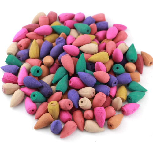 Dalrosia200PCS Κώνοι θυμιάματος με αντίστροφη ροή, φυσικό θυμίαμα καταρράκτη
