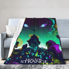 Doctor Strange hoteldeken, anime deken voor op bed, bankdeken, ultrazachte fleece deken voor slaapkamer en woonkamer, 60x50 inch