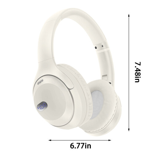 Εκκαθάριση Zeceouar! Ασύρματα ακουστικά Bluetooth με στήριγμα κεφαλής 5.3, ψηφιακά 2