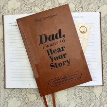 Carnet pour la fête des pères : Je veux entendre ton histoire – Un journal intime guidé pour que papa partage sa vie et son amour