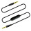 SUSUchens Καλώδιο στερεοφωνικού ήχου HiFi 3.5mm Jack αρσενικό σε αρσενικό AUX για ηχείο, μαύρο 2