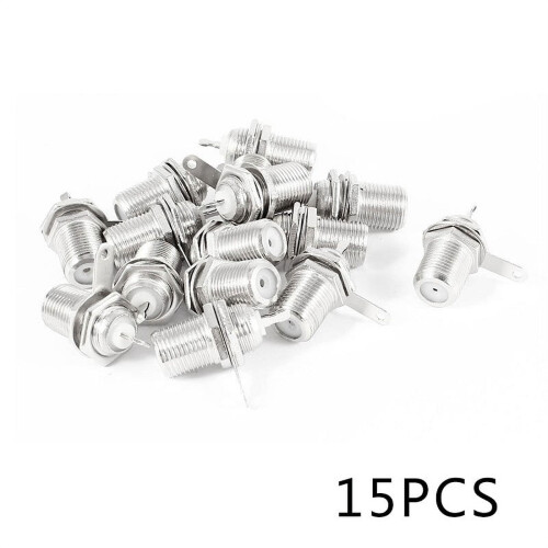 15 Stück F-Typ Chassis-Einbaubuchsen-Lötanschlussadapter
