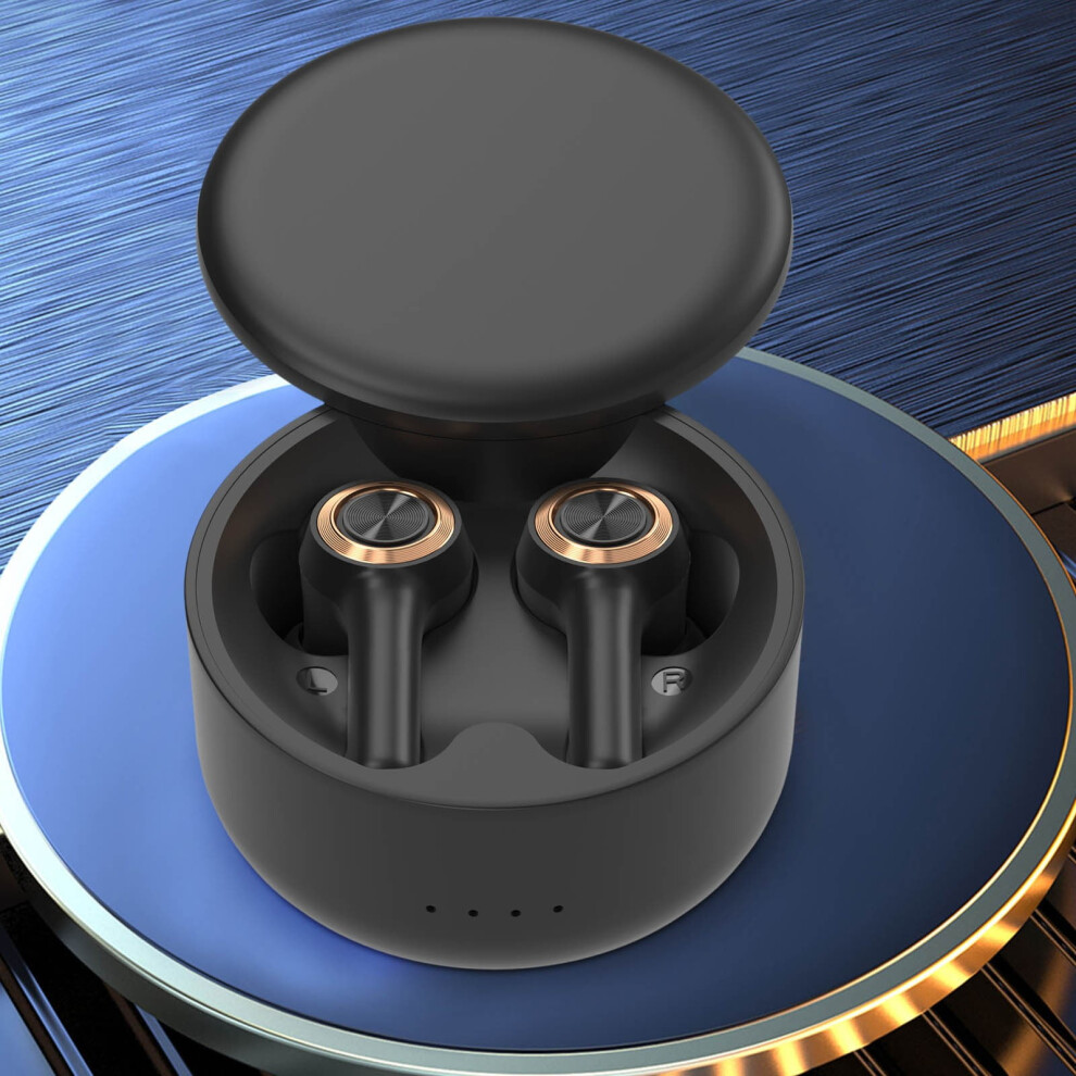Eqwljwe New Bluetooth Headset, Wireless Binaural In-Ear Touch Control Stereo Headset With Bluetooth 5.0, Holiday Clearance 9464372846306