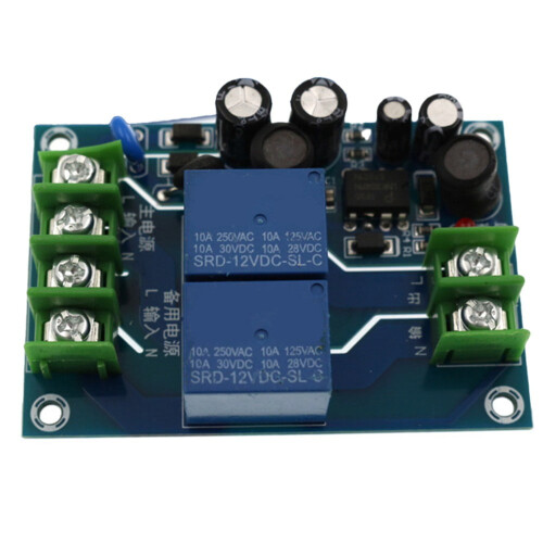 Mosiee 220V Dual Power Supply Switching Module With Automatic Backup, 10A Load