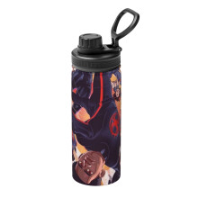 Sportovní termoska Into The Spider-Verse, nerezová ocel, přenosný hrnek, dětská termoska, 18 oz, cestovní, fitness, školní, 18 oz