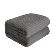 Weiche und dicke Doppelschichtdecke, kuschelige, flauschige Plüschdecke, leichte Heimdecke für Sofa oder Bett, für alle Jahreszeiten