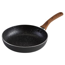 IMUSA IMU-91707 12-Zoll-Bratpfanne mit schwarzer Steinmuster-Antihaftbeschichtung