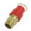 Στρογγυλό0180Psi13mm1/4BSP Μανόμετρο αέρα σύγκρισης διαμέτρου, μαύρο & βαλβίδα εκτόνωσης 3