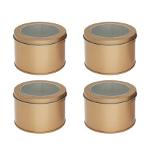 4er-Set Geschenkboxen, Aufbewahrungsbehälter für Kaffeebohnen, Küchenutensil, Snackbehälter, versiegelte Dosen