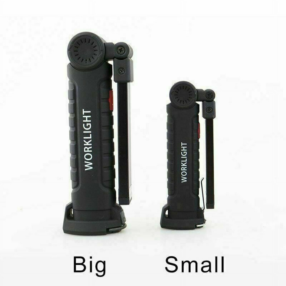 Multifunction Rechargeable Cob Led Slim Work Light Lamp Flashlight Magnetic18650 9464372895243