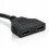 Prettyui HDMI Port One Pull Two Conversion Line Adapter 1080P Czarny 2
