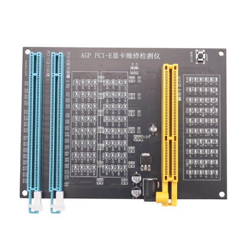 PC AGP PCI-E X16Διπλής χρήσης δοκιμαστής υποδοχών Εμφάνιση εικόνας Έλεγχος κάρτας