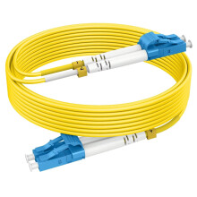3 m (9,8 stopy) kable światłowodowe OS2LC do LC jednomodowe, opcje 7 cali ~ 800 stóp, kabel optyczny OS2Fiber LC do LC 10G SMF LSZH