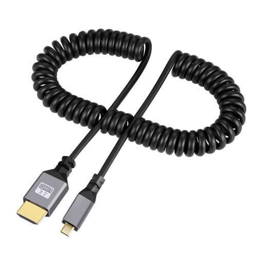 jixopn Αρσενικό σε Αρσενικό Καλώδιο Ελατηρίου Plug and Play Σπειροειδές Καλώδιο