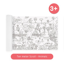 Pôster gigante para colorir com tema floresta, faça você mesmo, pintura artística, banner de papel com tema do mar, 10m, ideal para ofertas de