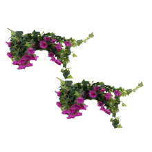 Blumensträuße Prunkwinden, Petunien, realistische Gartenblumen *2 Stück