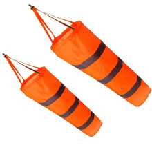 2 buc. 30 inch Windsock pentru măsurarea direcției vântului, geantă de șosete cu centură reflectorizantă pentru exterior, aeroport, fermă și
