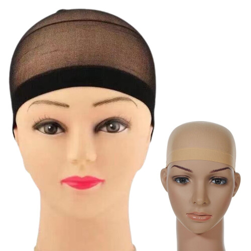 Happydeer2Pcs Σκουφάκι Περούκας Ελαστικό Αντιολισθητικό Γυναικείο Μακιγιάζ Υψηλής 1
