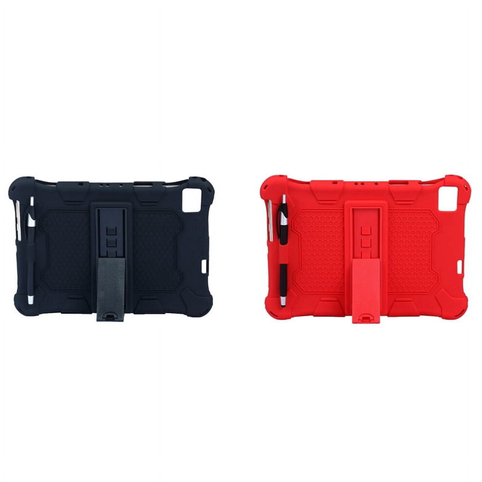 2Set Case For M40 P20hd 10.1 Inch Tablet Silicone Case Adjustable Tablet Stand For P20hd(&Black) Red/Black 9773935617230