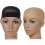 Happydeer2Pcs Σκουφάκι Περούκας Ελαστικό Αντιολισθητικό Γυναικείο Μακιγιάζ Υψηλής 3