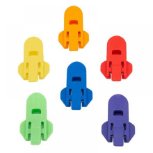 Sawpy 6Pk Fun Colored Tab Openers with Anti-Bug Shields compatible with Pop, Beer, Soda Cans for Picnic, BBQ