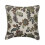 Μαξιλαροθήκες με φερμουάρ, 16"x16" κεντημένη μεταξωτή ζακάρ ιβουάρ για καναπέ, 1