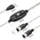 Προσαρμογέας καλωδίου USB MIDI, USB τύπου A αρσενικό σε MIDI Din5Pin καλώδιο εισόδου-εξόδου 8