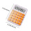 Promoção de material escolar! Calculadoras básicas e científicas, mini calculadora de plástico de 12 dígitos com base antiderrapante, teclas 3
