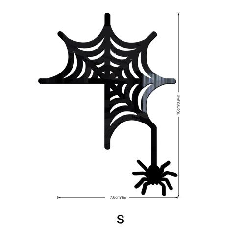 Αυτοκόλλητα Xeejarui για το Halloween, πινακίδα γωνιακής πόρτας, διακοσμητική πινακίδα 2