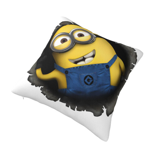 Minions εξαιρετικά μαλακή μαξιλαροθήκη με φερμουάρ για υπνοδωμάτιο, καναπέ, καναπέ, 2