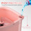 Σφουγγαρίστρα και κουβάς Pink6PC με τηλεσκοπική ανοξείδωτη λαβή, σετ σφουγγαρίστρας 7