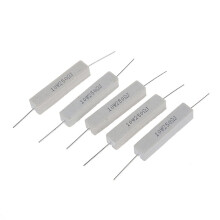 Rezistoare axiale ceramice din ciment, 5% 250 ohmi, 10 W wați, 5 buc.