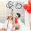Μεταλλική διακόσμηση τοίχου Pompotops Infinity Heart 25*30CM, Ασημί - Διακόσμηση τοίχου από 3