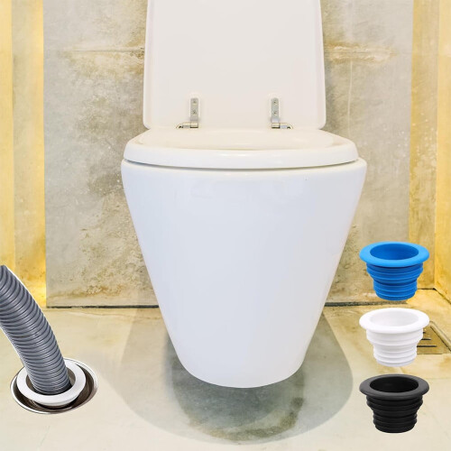 Bouchon en silicone pour tuyau d'évacuation, support de tuyau d'évacuation de machine à laver (vert) 2