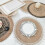 Στρογγυλά σουπλά, Τραπεζαρία Χειμερινή Μοντέρνα Πλεκτή Μπεζ Μπόχο Στρογγυλή 5