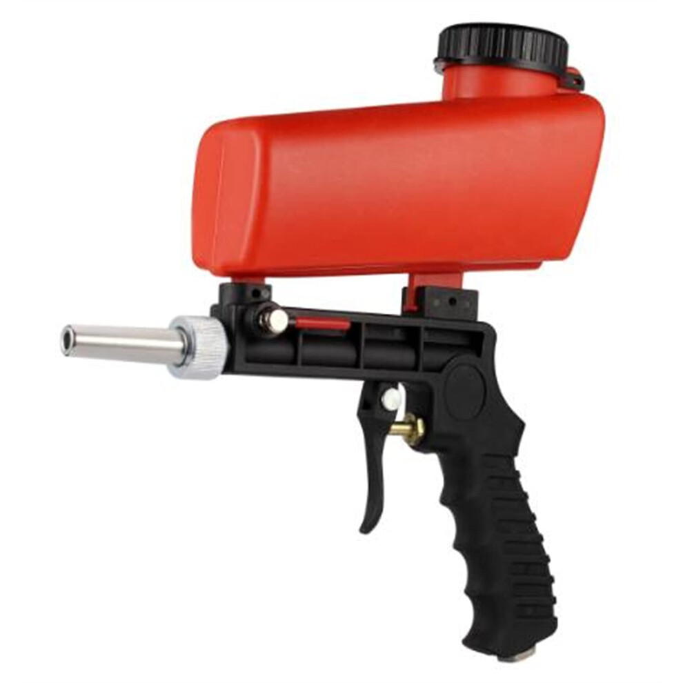 Portable Sandblaster 90Psi Pneumatic Gravity Feed Spray Gun For Rust Paint Metal Cleaning 9099447774224