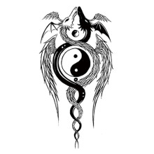 7 Sheets Large Waterproof Dragon Temporary Tattoo Stickers 3D Wing Designs for Kids and Adults