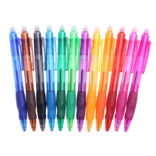 Lot de 12 stylos à bille effaçables, pointe de 0,5 mm, couleurs assorties, stylos gel effaçables, stylos gel à friction