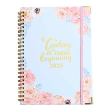 Dagbok 2025, 2025Planner, Planerare 2025 från januari 2025 - december 2025, Veckovis, Månadsplanerare, Dagbok för att spåra mål,