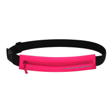 Cinto de corrida multifuncional, vermelho rosado, impermeável, com alça elástica ajustável, ideal para homens e mulheres, perfeito para