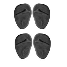 2 Pairs Premium Shoe Cushion Pads for Women, Heel Pain Relief & Metatarsal Support Breathable Gel Half Insoles for Stilettos, Sneakers & All Footwear