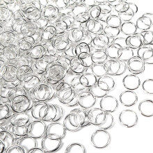 240 stuks sleutelringlussen, roestvrijstalen splitringen voor sleutelhangers, verbindingsringen voor het maken van sieraden, reparaties aan