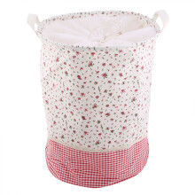 Chic Laundry Hamper, Collapsible Laundry Basket for Kids Clothes Organizer, Room Decor Basket with Foldable Design and Two Side Handles for Easy Trans