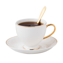 Porcelain Tea Cup With Saucer, Genuine Article Hand Painted For Ideal Hostess Gift Or Family And Friends (220Ml)