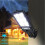 1PC Solar LED Street Light PIR Sensor Control Wall Lamp 7