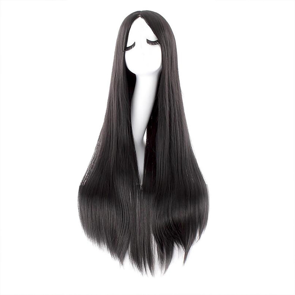 Wigs for Women Wig Universal Black White Long Straight Hair Style For Men And Women Wigs Human Hair